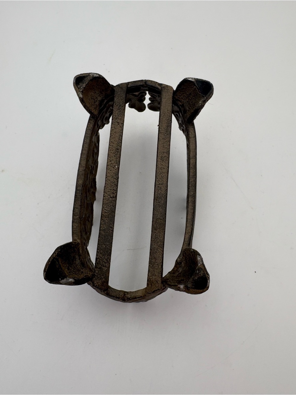 Vintage Art Nouveau Metal Caddy - Picture 8 of 11